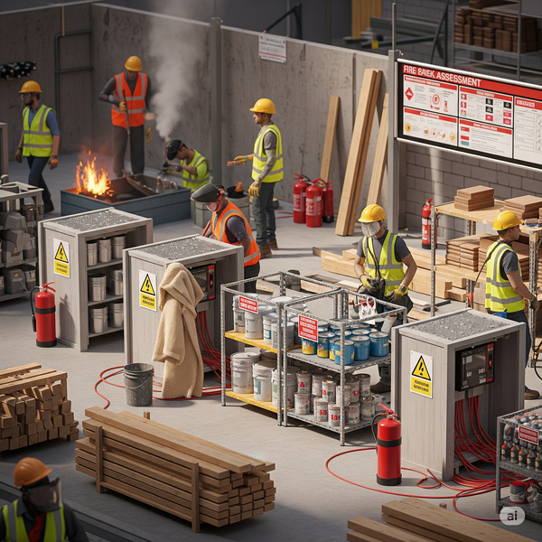 Valutazione rischio incendio nei cantieri