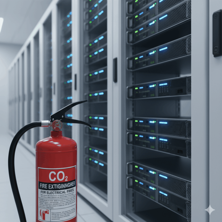 Estintore CO₂ per sale CED