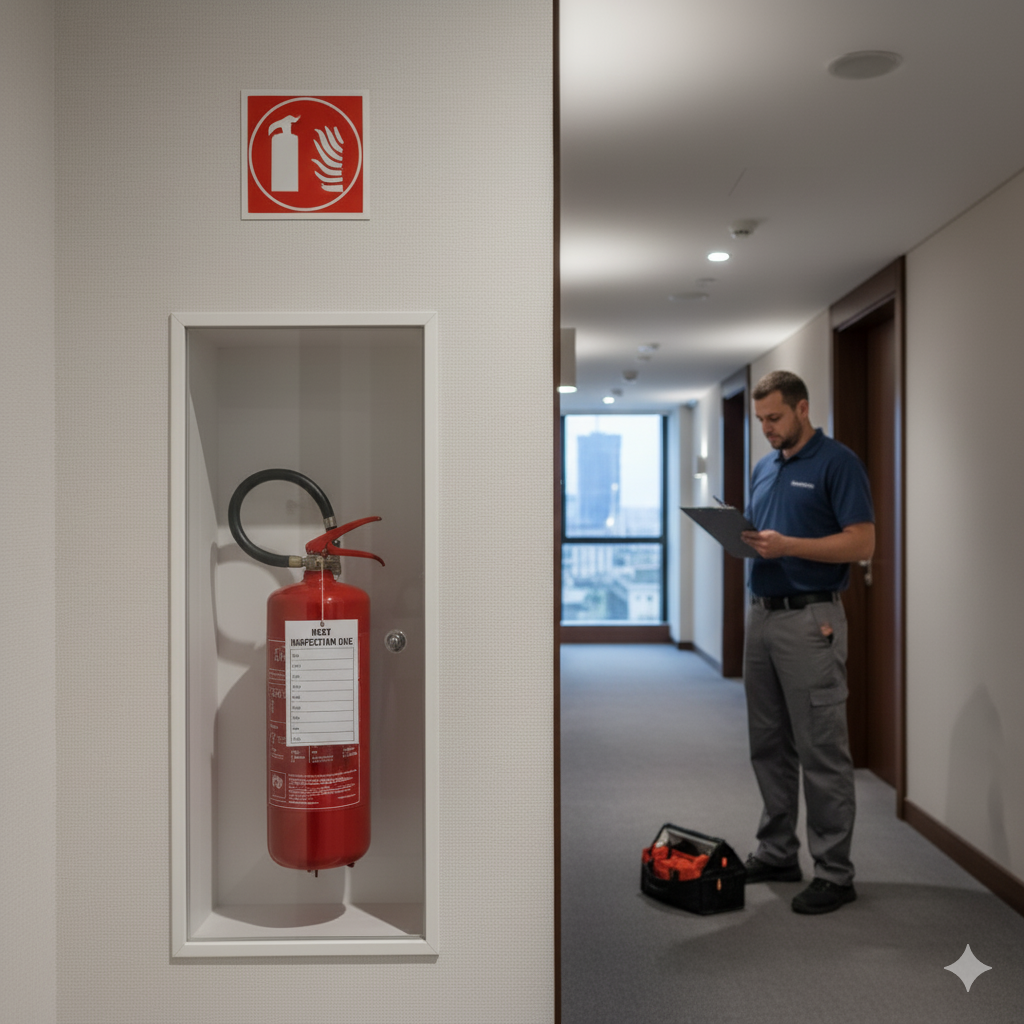 Estintore per hotel e strutture ricettive