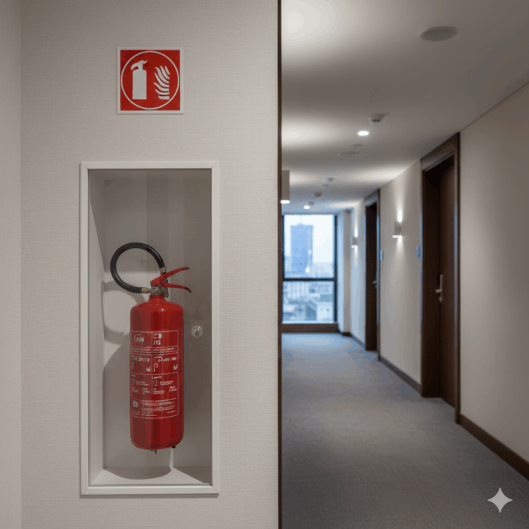 Estintore per hotel e strutture ricettive