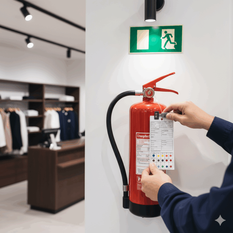 estintore per negozio
